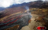Lundi 6 septembre 2004
L'éruption a repris au piton de la Fournaise