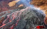 Lundi 6 septembre 2004
L'éruption a repris au piton de la Fournaise