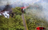 Lundi 2 avril 2007 -

Une coulée de lave a raversé la RN2 u niveau du Tremblet dans le courant de l'après-midi