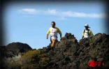 Traversée de la Plaine des Sables dans la région du volcan lors du Grand raid 2002