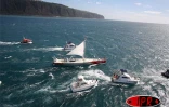 Mercredi 14 mars 2007 - 
Après 150 jours 23 heures et 48 minutes, Maud Fontenoiy a bouclé son tour du monde à contre courant