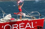 Mercredi 14 mars 2007 - 
Après 150 jours 23 heures et 48 minutes, Maud Fontenoiy a bouclé son tour du monde à contre courant