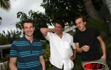 Mercredi 29 novembre 2006 -

Festival du film de La Réunion - Les principaux protagonistes du film &quot;Sept ans&quot; de gauche à droite : Justin Taurand producteur, Jean Pascal Hattu réalisateur et Cyril Troley acteur
