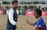 Dimanche 8 octobre 2006 -

Phase de jeu du tournoi de beach Soccer à Saint-Pierre remporté par l&quot;équipe de France entraînée par Éric Cantona