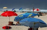Sobres, exubérants, démonstratifs, discrets, les parasols fleurissent partout sur les plages