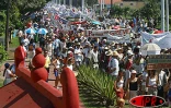25 000 grévistes de l'Éducation nationale ont manifesté  à Saint-Pierre le mercredi 23 avril 2003. Ils protestent toujours contre &quot;le démantèlement du service public d'éducation&quot;