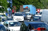 Embouteillage à l'entrée Ouest de Saint Denis