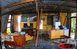 Images de désolation lors du passage du cyclone Dina sur La Réunion le 22 janvier 2002
