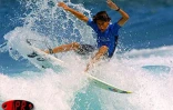 Le Réunionnais Jérémy Florès champion de France et d'Europe minimes de surf. Il est l'un des grands espoirs mondiaux de la discipline