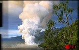 15 janvier 2002. L'union de l'eau et du feu au lever du soleil