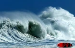 Dimanche 31 août 2003 -
Des vagues énormes s'écrasent sur la côte Sud-Ouest