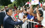 Jeudi 14 avril 2005 -

Marc Ravalomanana, président de la République de Madagascar en visite à La Réunion