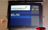 Air Bourbon dessert Milan (Italie) tous les samedis