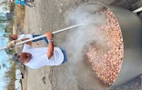 record du monde rougail saucisses à La Possession