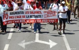 Manifestation contre la réforme des retraites à Saint-Denis