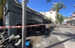 Incendie dans le Carré piéton à Saint-Denis