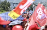 Manifestation contre la réforme des retraites à Saint-Denis