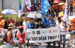 Manifestation contre la réforme des retraites à Saint-Denis
