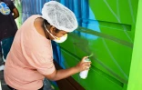 Groupe hospitalier de l'Est : une fresque murale décore les nouveaux locaux de la permanence d'accès aux soins de santé
