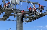 secours sur le téléphérique