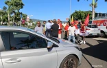 Contre la réforme des retraites : mobilisation devant des centres commerciaux à Saint-Denis