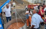 record du monde rougail saucisses à La Possession