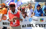 Manifestation contre la réforme des retraites à Saint-Denis