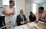 Jean-François Carenco en visite au Kub, à Saint-Denis(Photo SLY Imaz Press)
