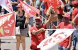 Manifestation contre la réforme des retraites à Saint-Denis