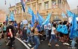 Manifestation contre la réforme des retraites à Saint-Denis retraites social réforme des retraites