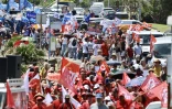Manifestation contre la réforme des retraites à Saint-Denis