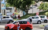 Contre la réforme des retraites : mobilisation devant des centres commerciaux à Saint-Denis