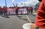 Manifestation contre la réforme des retraites à Saint-Denis