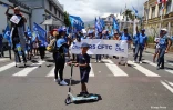 Manifestation contre la réforme des retraites à Saint-Denis