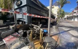 Incendie dans le Carré piéton à Saint-Denis