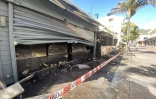 Incendie dans le Carré piéton à Saint-Denis