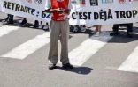 Manifestation contre la réforme des retraites à Saint-Denis