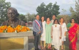 inauguration Jardin de Mathatma Gandhi saint paul