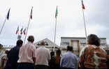 Levée de drapeau ukrainien mairie saint-denis