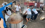 record du monde rougail saucisses à La Possession