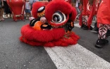 Lancement festivités nouvel an chinois, danse du lion saint-denis 2023