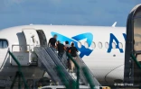 Air austral - migrants - départ