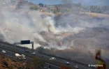 incendie dans la savane cap lahoussaye novembre 2022