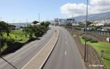 Boulevard Lancastel sans embouteillage, Saint-Denis