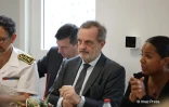 Jean-François Carenco en visite au Kub, à Saint-Denis