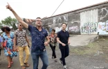 Stéphane Berne en visite à l'ancienne usine de Pierrefonds