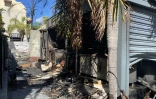 Incendie dans le Carré piéton à Saint-Denis