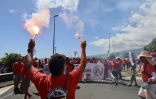 Manifestation contre la réforme des retraites à Saint-Denis
