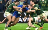 XV de France: une victoire chèrement payée face aux combattants sud-africains