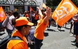 Manifestation contre la réforme des retraites à Saint-Denis